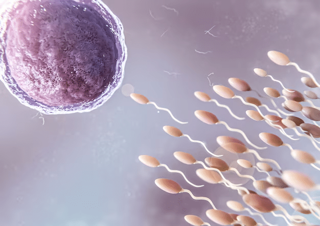 A sperm and egg cell
AI-generated content may be incorrect.
