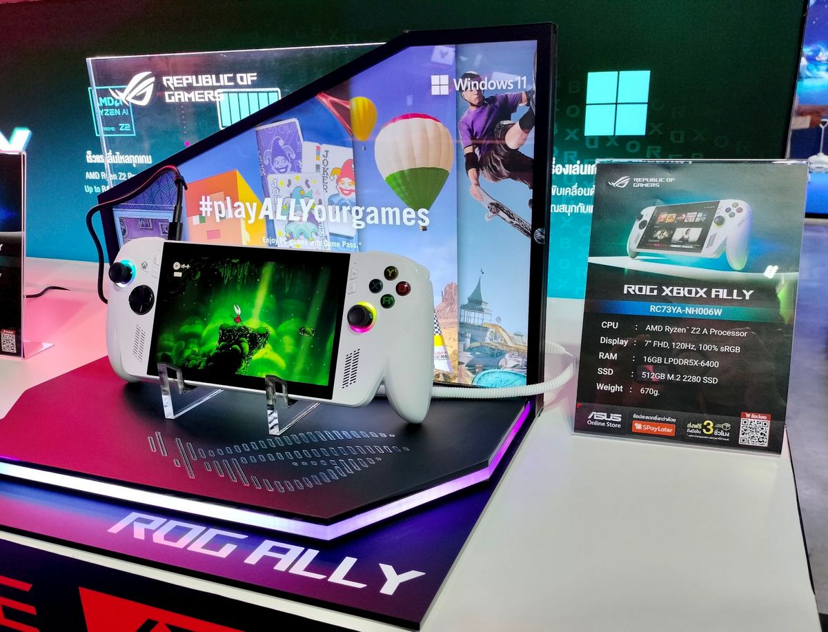 ROG เปิดตัว ROG Xbox Ally ทั้ง 2 รุ่น ในงาน gamescom asia X Thailand Game Show 2025 พร้อมวางจำหน่ายอย่างเป็นทางการทั่วประเทศ 31 MAY PR 2025 10 17 032102 ROG เปิดตัว ROG Xbox Ally ทั้ง 2 รุ่น ในงาน gamescom asia X Thailand Game Show 2025 พร้อมวางจำหน่ายอย่างเป็นทางการทั่วประเทศ