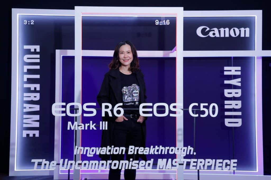 MAY PR 2025 11 14 142031 แคนนอน เดินเกมรุกตลาดกล้องไฮบริดและกล้องภาพยนตร์เต็มสูบ เปิดตัวผลิตภัณฑ์ใหม่เสริมทัพ EOS R system “EOS R6 Mark III” และ Cinema EOS system “EOS C50” ยกระดับเวิร์กโฟลว์สายครีเอเตอร์ ด้วยศักยภาพเหนือชั้น