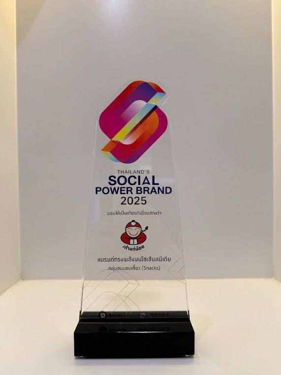 MAY PR 2025 12 11 134200 3 “เถ้าแก่น้อย” ประกาศความยิ่งใหญ่ คว้ารางวัล“Thailand’s Social Power Brand 2025” แบรนด์ทรงพลังบนโซเชียลมีเดียย้ำภาพความทันสมัย เข้าใจไลฟ์สไตล์คน Gen ใหม่