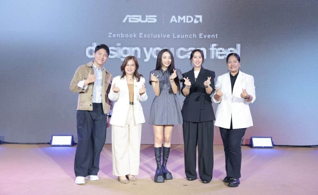 MAY PR 2026 02 09 145937 ASUS จับมือ AMD เปิดตัวโน้ตบุ๊ก AI PC ล่าสุดจาก CES 2026 พร้อมวางจำหน่ายในไทย ชูโปรเซสเซอร์ AMD Ryzen AI 400 Series ครบไลน์อัป Zenbook, Vivobook และ ProArt พร้อมเปิดโซนกิจกรรมให้ลูกค้าสัมผัสประสบการณ์ ‘Design You Can Feel’