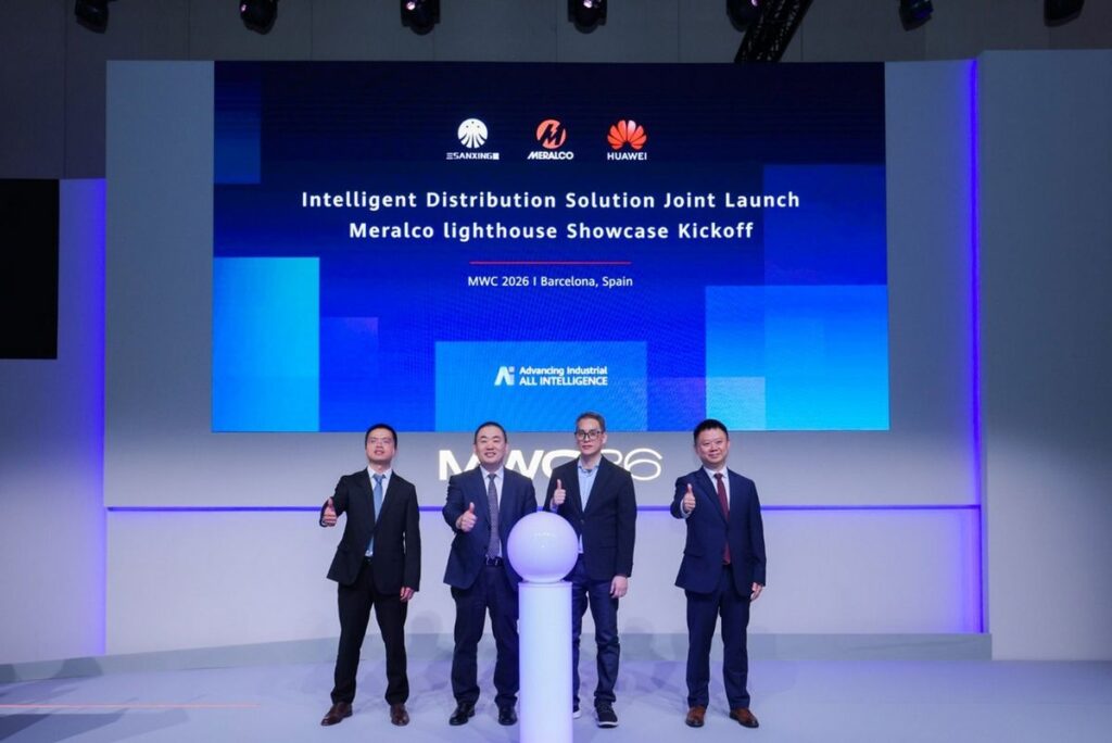 MAY PR 2026 03 10 183052 Huawei, Meralco และ SANXING Ningbo เปิดตัวโซจ่ายไฟอัตโนมัติ พร้อมโครงการ Lighthouse Initiative