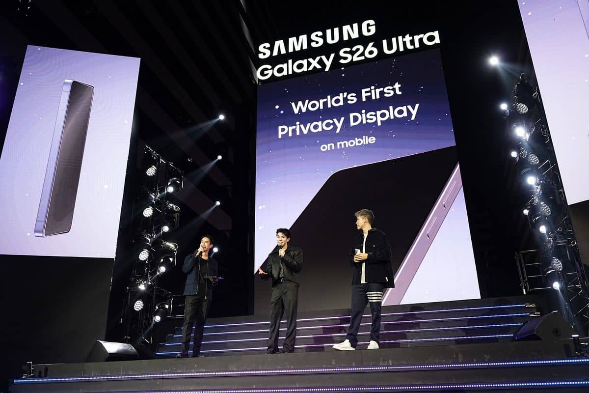 MAY PR 2026 03 06 195023 ซัมซุง เปิดตัว Galaxy S26 Series อย่างยิ่งใหญ่ในไทย กับงาน“Beyond the Galaxy” ชูจอ Privacy Display ครั้งแรกของโลก พร้อมตอกย้ำความเป็นผู้นำ AI Phone