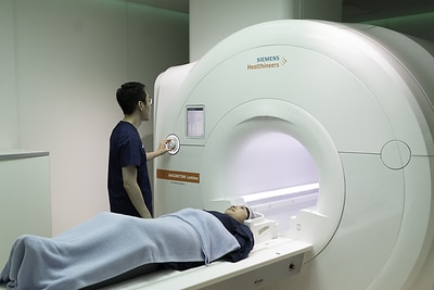 A patient undergoes a scan on a 3T MRI machine at Lifescan Imaging in Singapore. A patient undergoes a scan on a 3T MRI machine at Lifescan Imaging in Singapore.