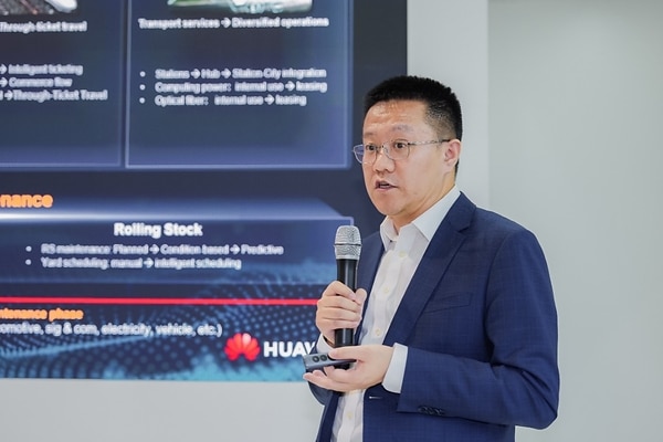 President of Huawei's Smart Rail BU, Raymond Zuo President of Huawei's Smart Rail BU, Raymond Zuo