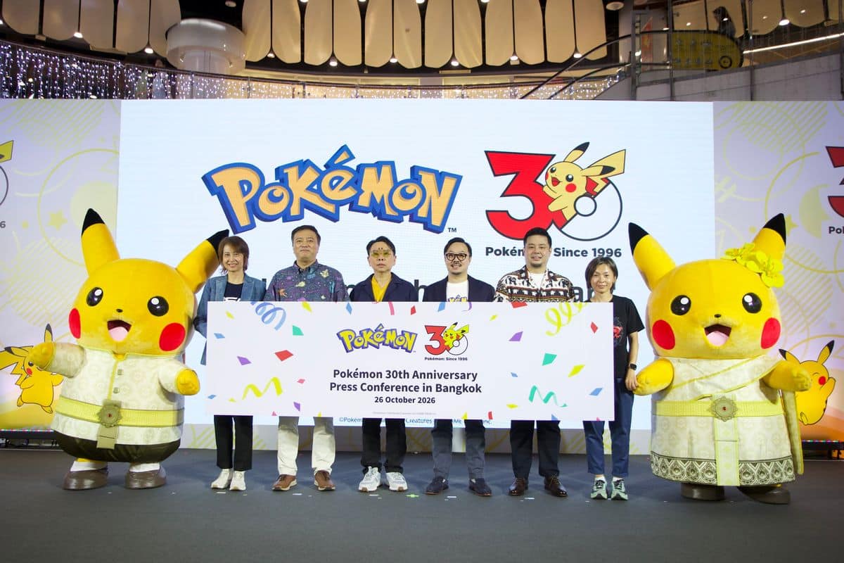 ร่วมฉลองครบรอบ 30 ปี Pokémon เปิดตัวกิจกรรมฉลองครบรอบ 30 ปีในไทย พร้อมชวนทุกคนสนุกไปกับ Pokémon RUN, PokéXciting!, Pokémon Center BANGKOK และอีกมากมาย 2