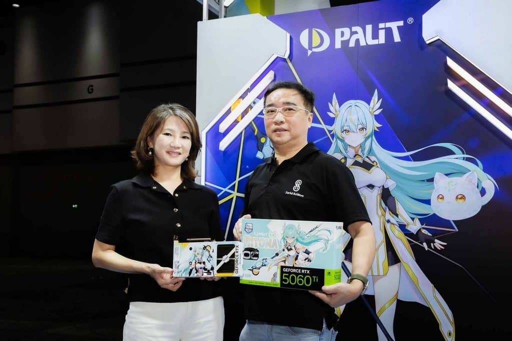 PALIT ยกทัพผลิตภัณฑ์การ์ดแสดงผลรุ่นพิเศษ GeForce RTX™ 5060 Ti 8GB RITONA พร้อมส่งแคมเปญพิเศษ Trade Inสุดคุ้มในงาน Thailand Game Show 2026 3