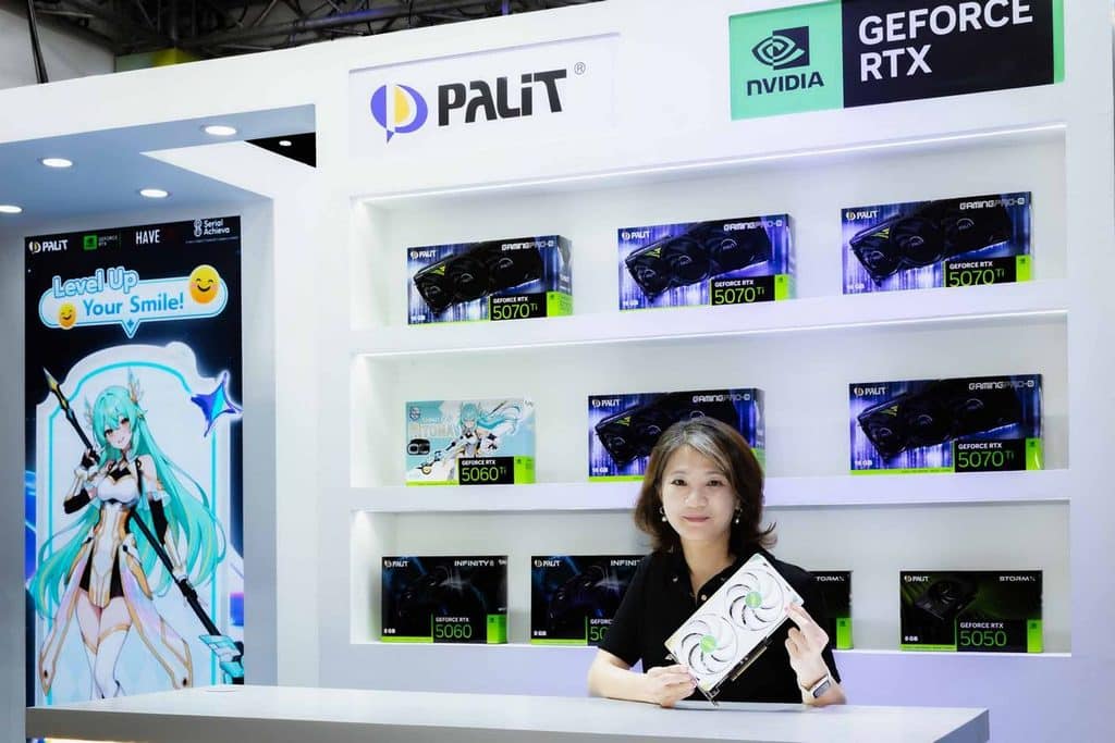 PALIT ยกทัพผลิตภัณฑ์การ์ดแสดงผลรุ่นพิเศษ GeForce RTX™ 5060 Ti 8GB RITONA พร้อมส่งแคมเปญพิเศษ Trade Inสุดคุ้มในงาน Thailand Game Show 2026 4